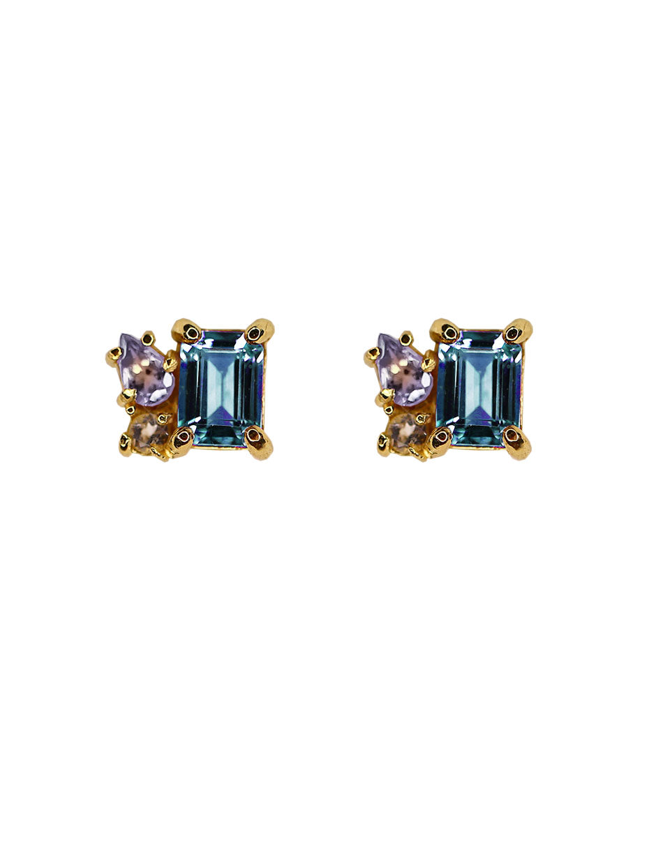 Aretes Ara piedras naturales