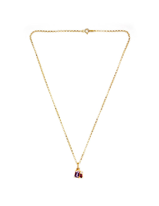 Collar Ara Amatista plata Sancjewelry