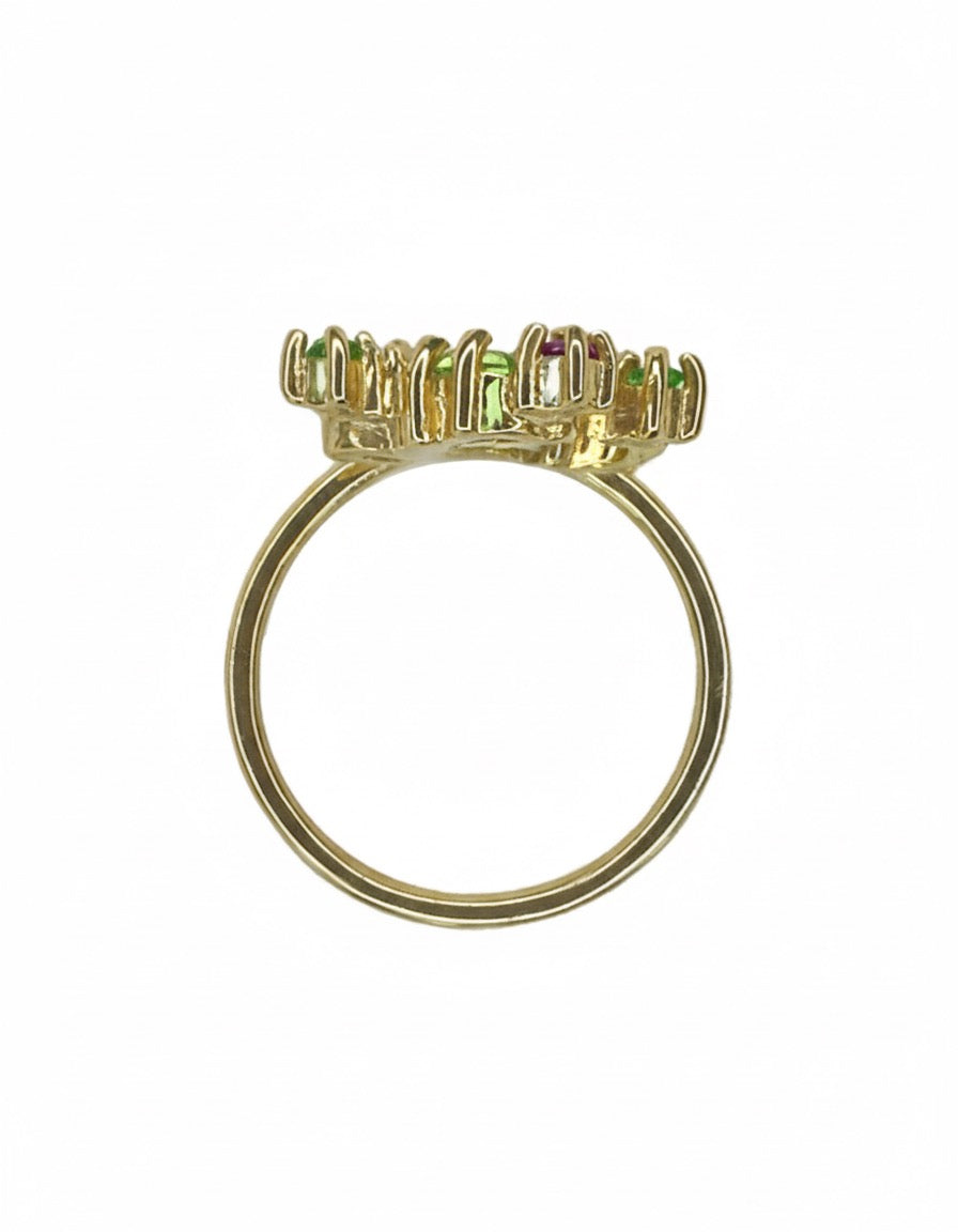 Anillo Nopal plata Sancjewelry