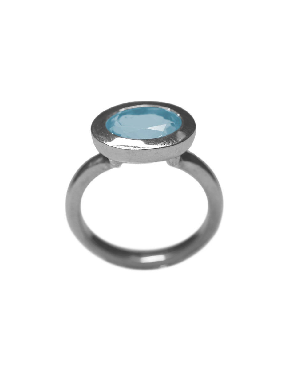 Anillo Bere Topacio Azul