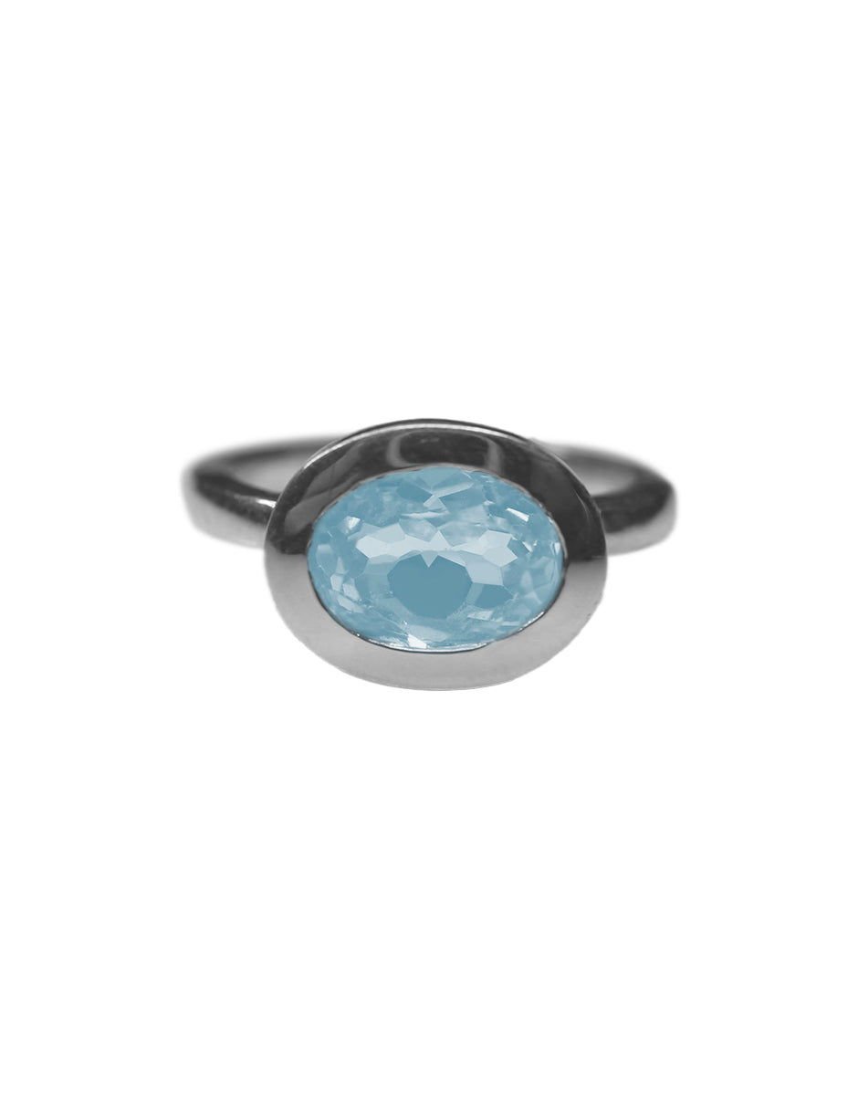 Anillo Bere Topacio Azul