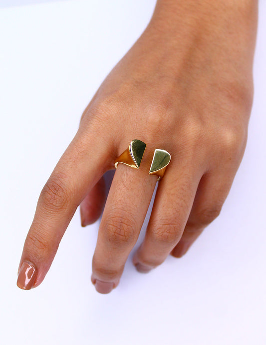 Anillo Corazón Partido SancJewelry