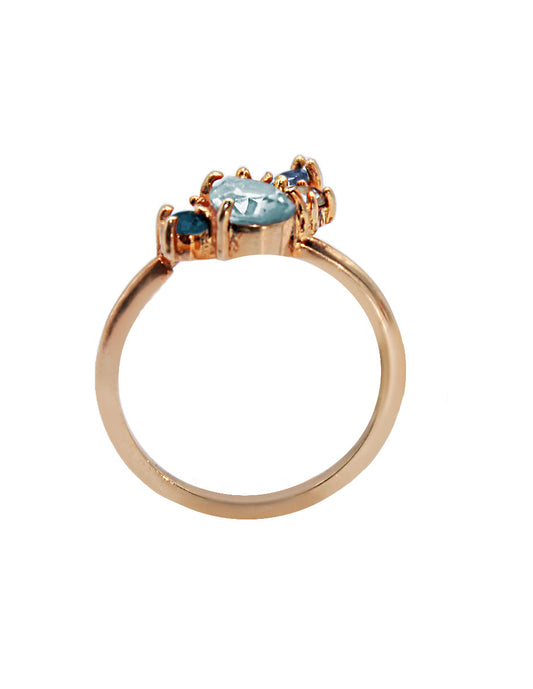 Anillo Greta Topacio Azul