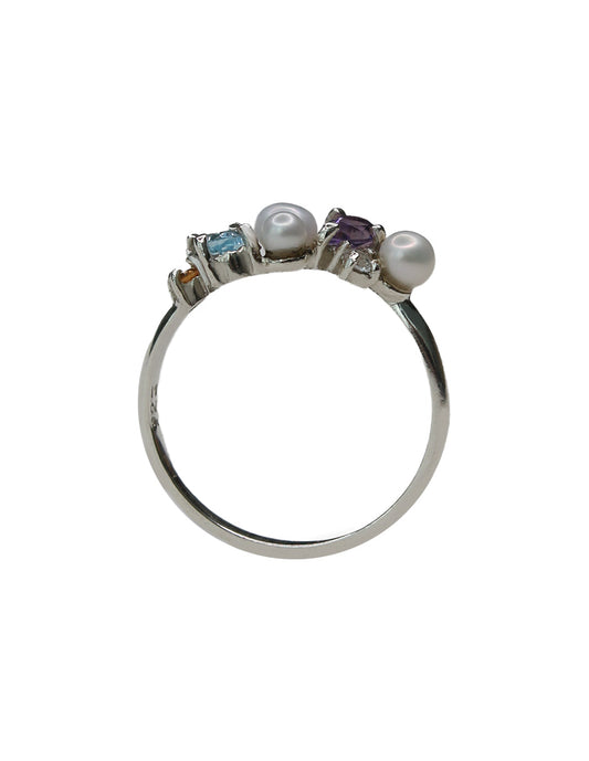Anillo Karen plata Sancjewelry
