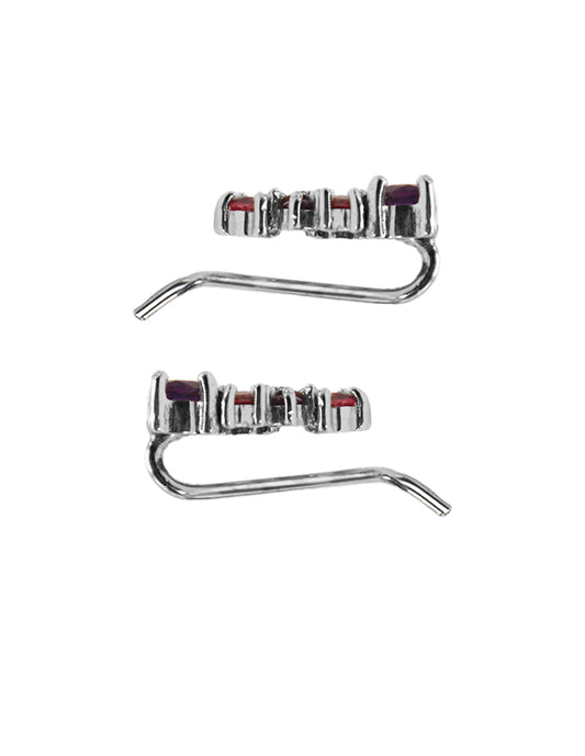 Aretes Mini Cluster Amatista