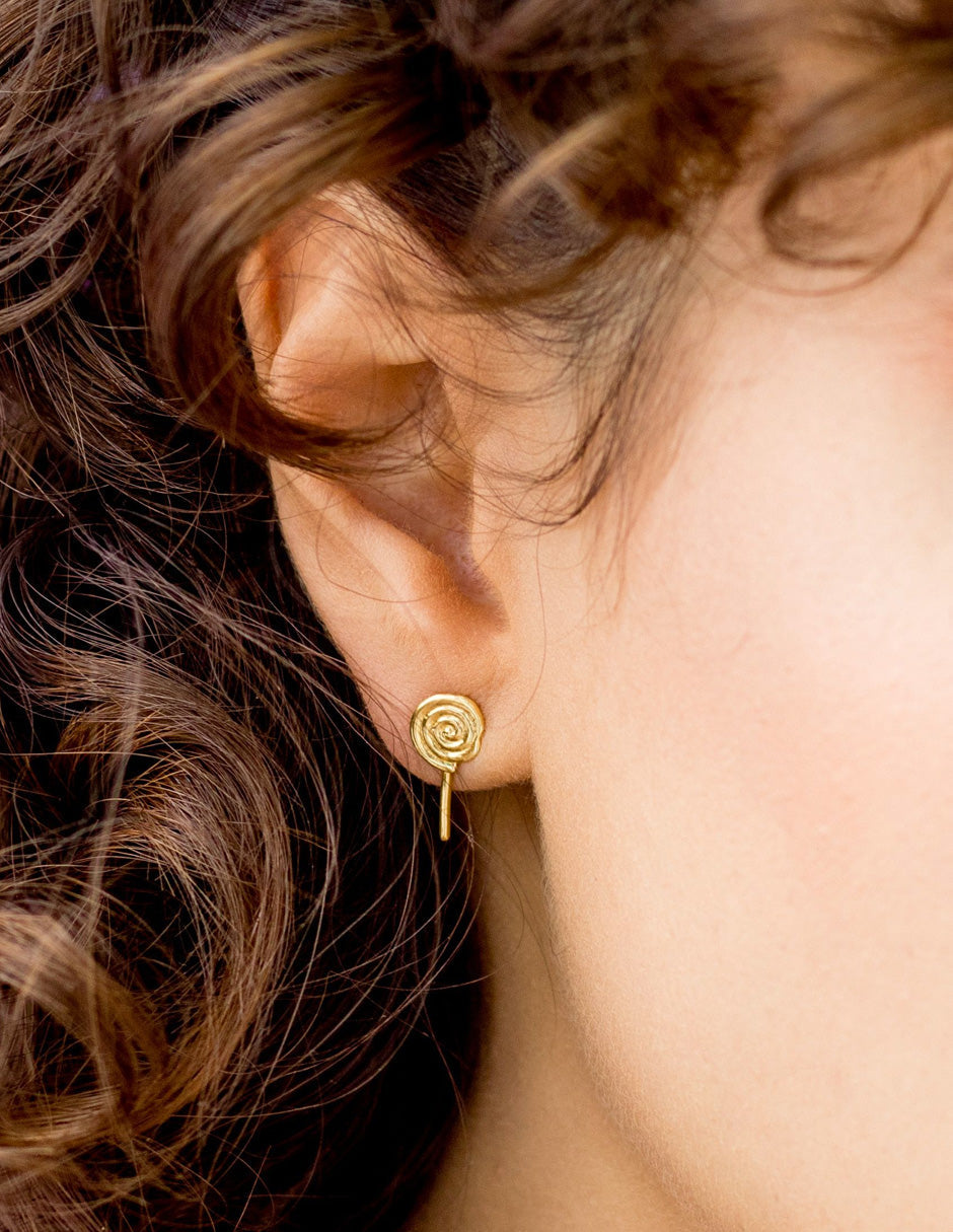 Aretes Paletas plata Sancjewelry