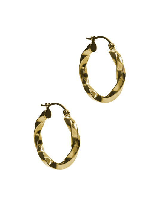 Aretes Arracadas Olas De Mar plata Sancjewelry