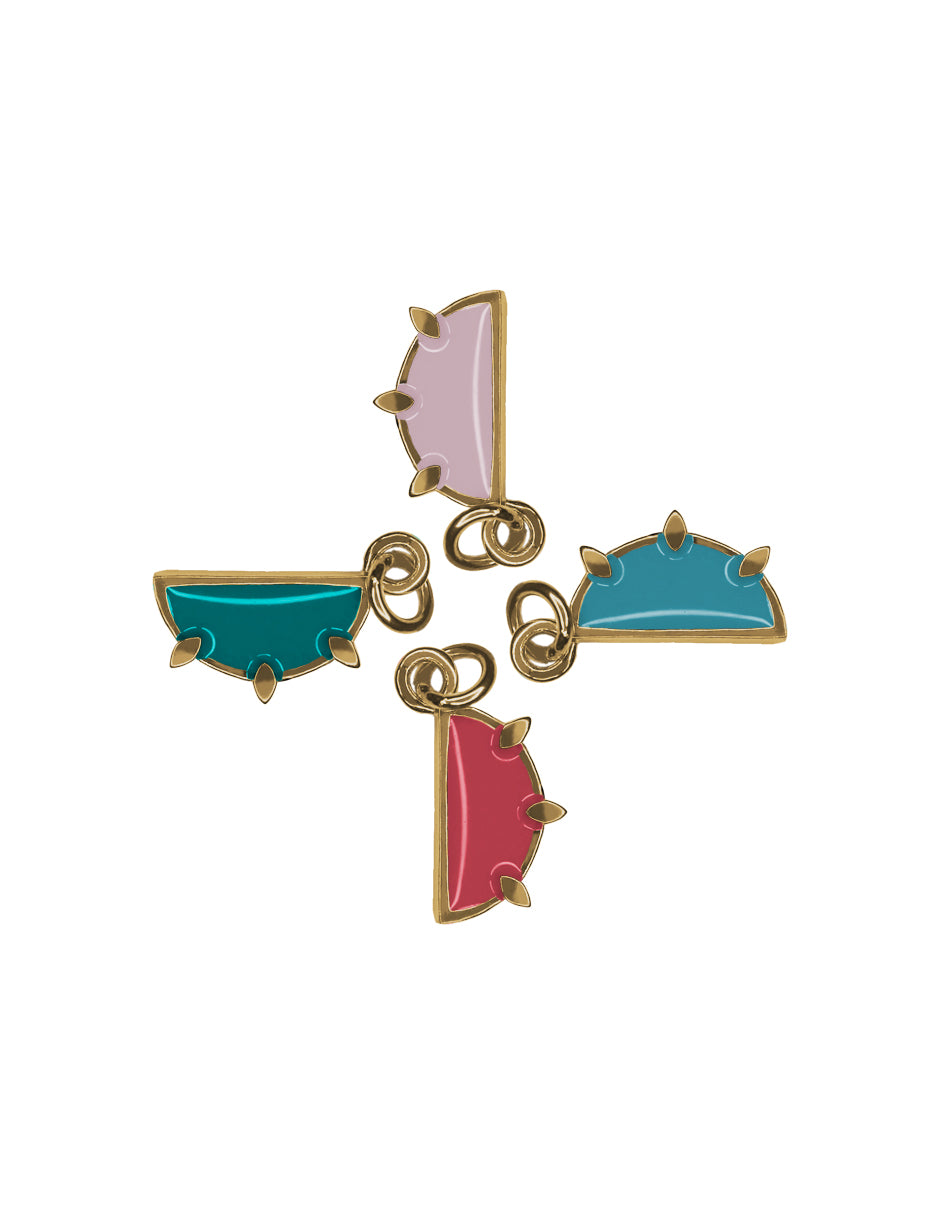 Charm Oblea Rosa
