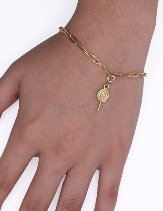 Charm Paleta con Broche plata Sancjewelry