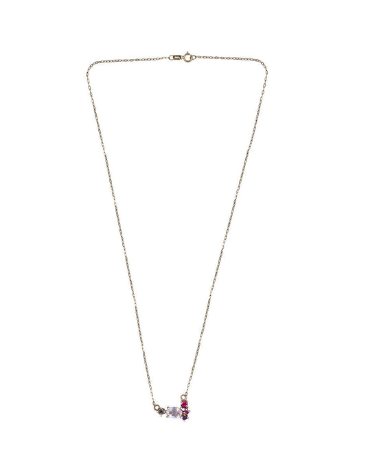 Collar Daniel Moonstone oro Sancjewelry