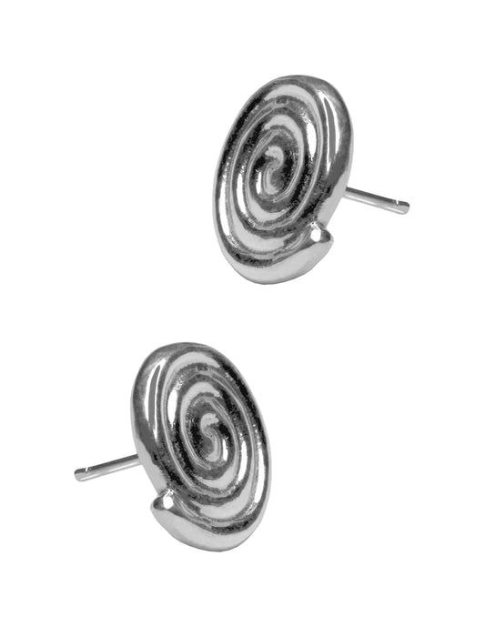 Aretes Espiral plata .925 Sanc Jewelry