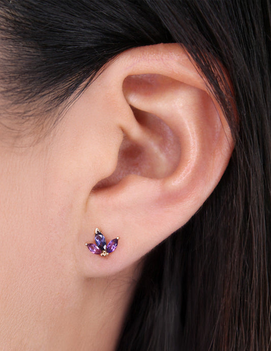 Piercing Flor de Oro Sancjewelry