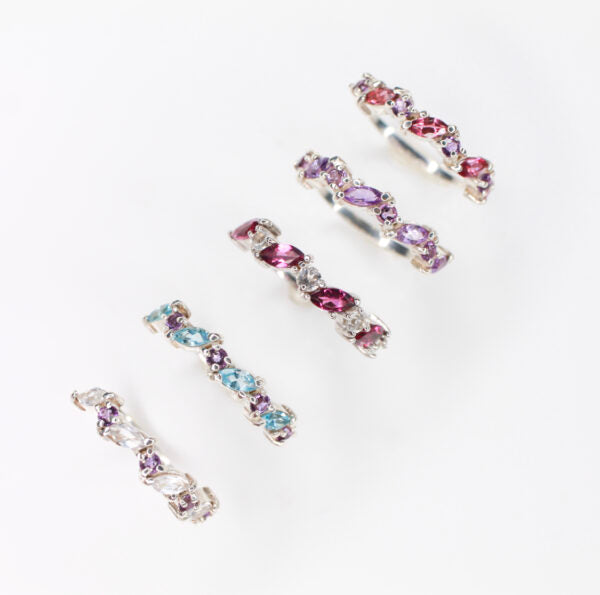 Anillo Ana Topacio Azul plata Sancjewelry