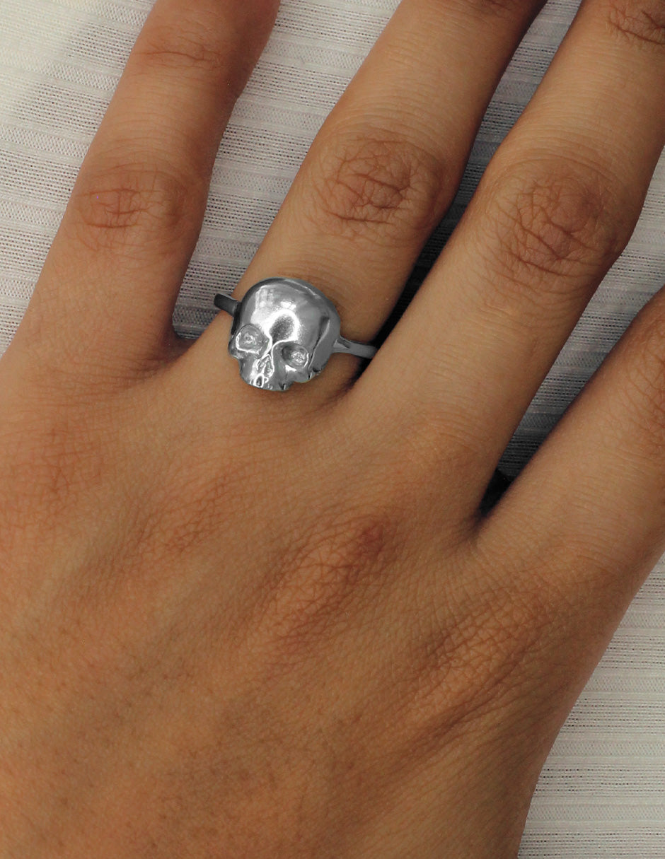 Anillo Calavera plata Sancjewelry