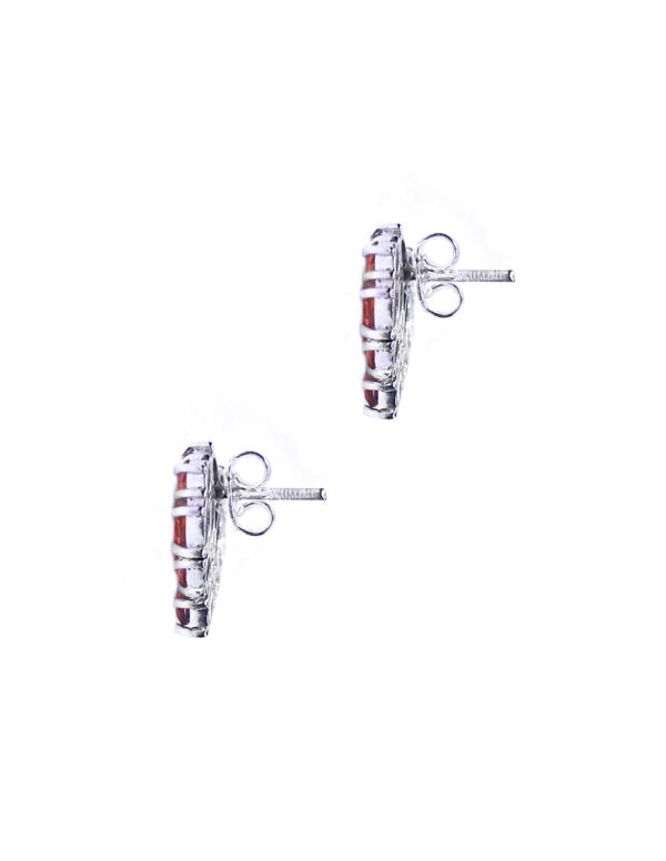 Aretes Corazón Rojo