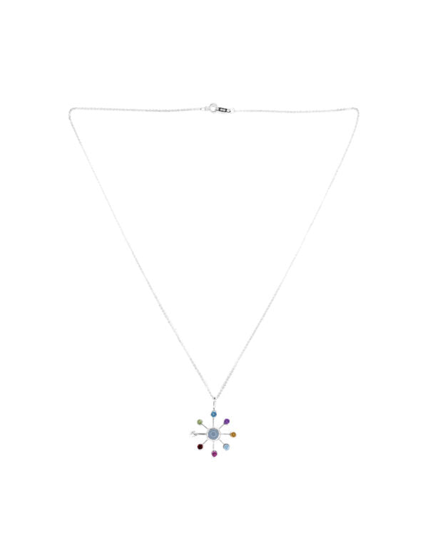 Collar Sol plata Sancjewelry