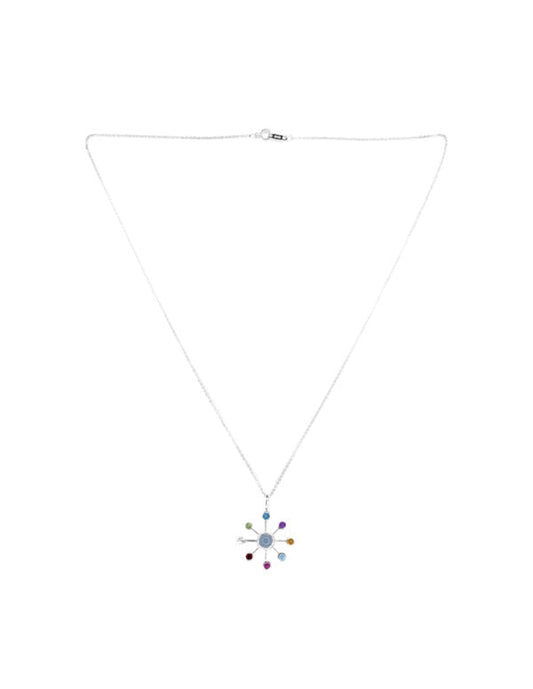 Collar Sol plata Sancjewelry