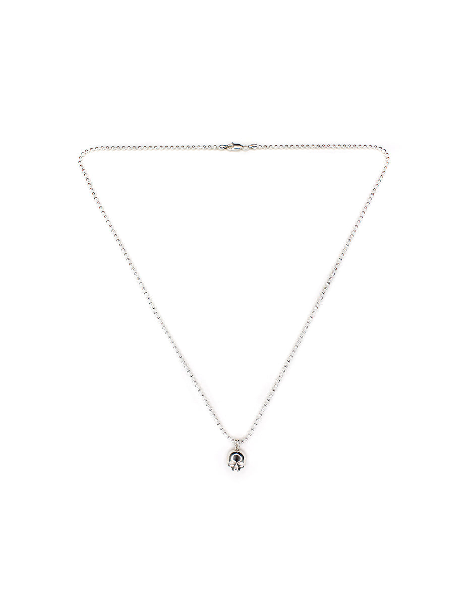 Collar Calavera plata Sancjewelry