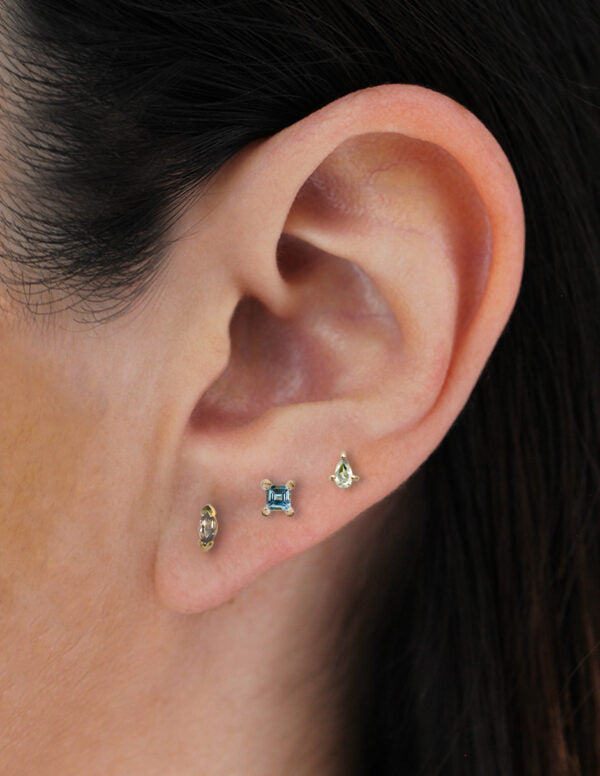 Aretes Marquiz Topacio Azul