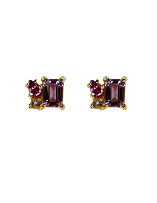 Aretes Ara Morado