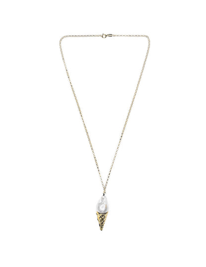 Collar Helado plata con Perla Natural Sancjewelry