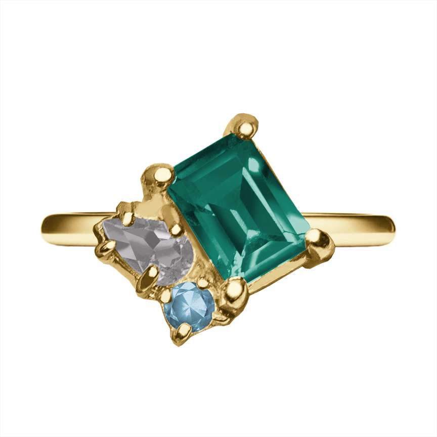 Anillo Ara Oro 14K [Personalizado]