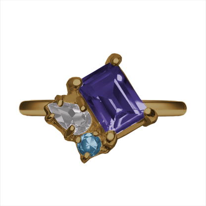 Anillo Ara Plata [Personalizado] Sancjewelry