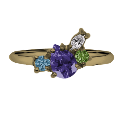Anillo Greta Plata [personalizado] Sancjewelry