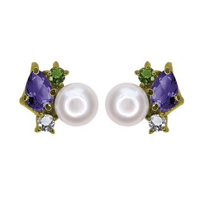 Aretes Angie Plata .925 [Personalizado]
