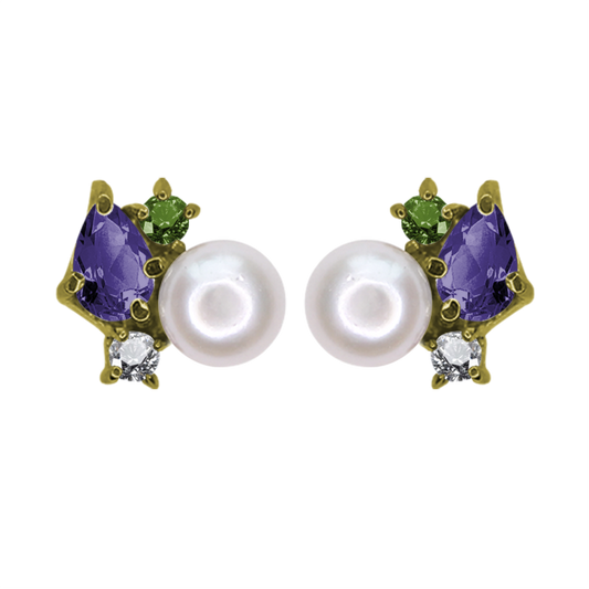 Aretes Angie Plata .925 [Personalizado]