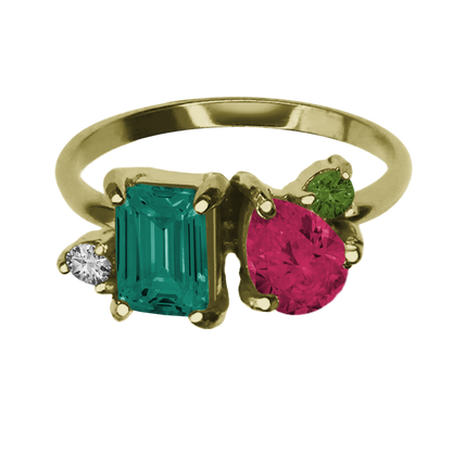 Anillo Carmina plata [Personalizado] Sancjewelry