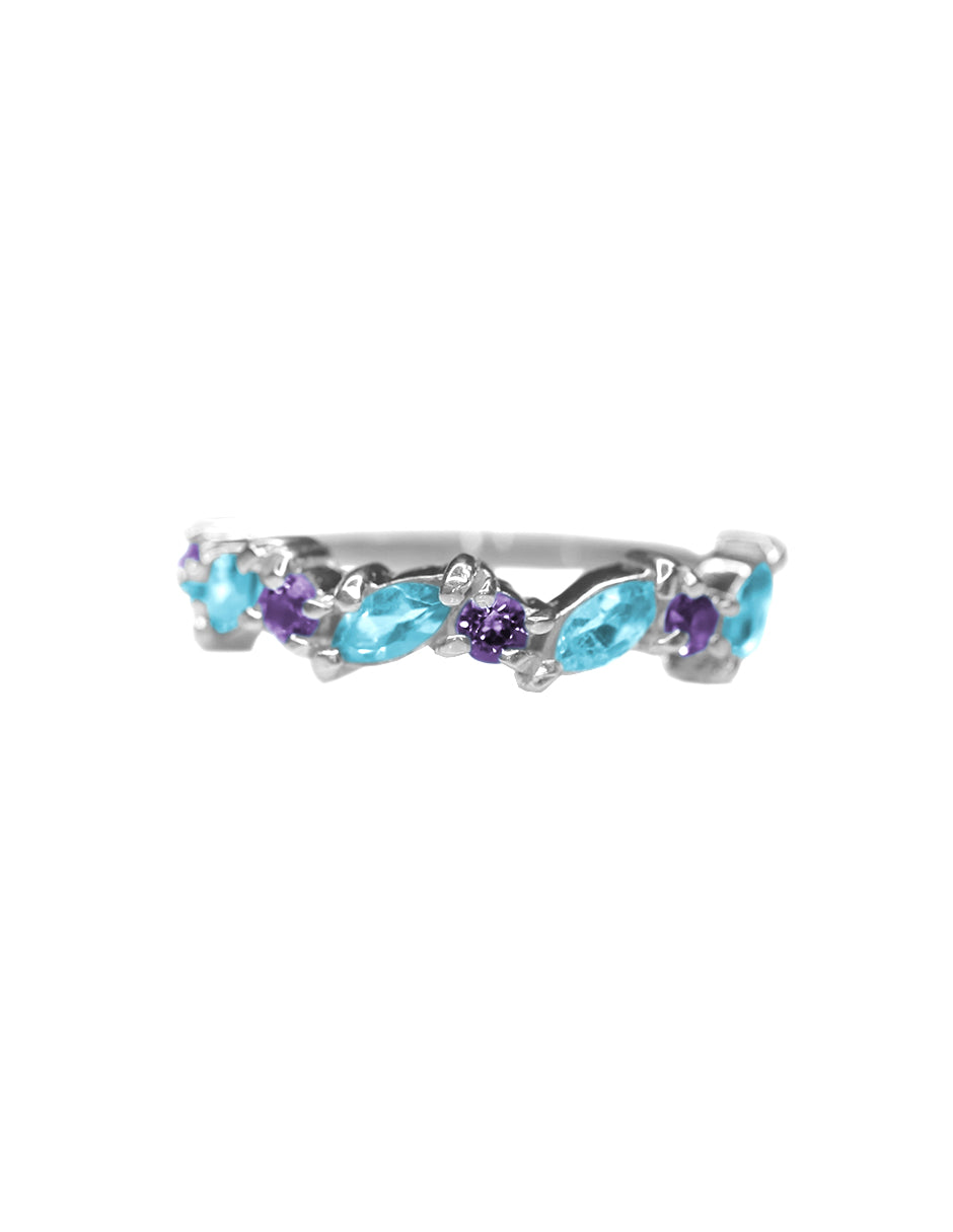 Anillo Ana Topacio Azul