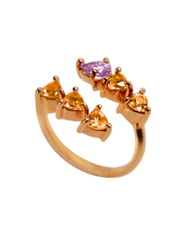 Anillo Snake Amarillo