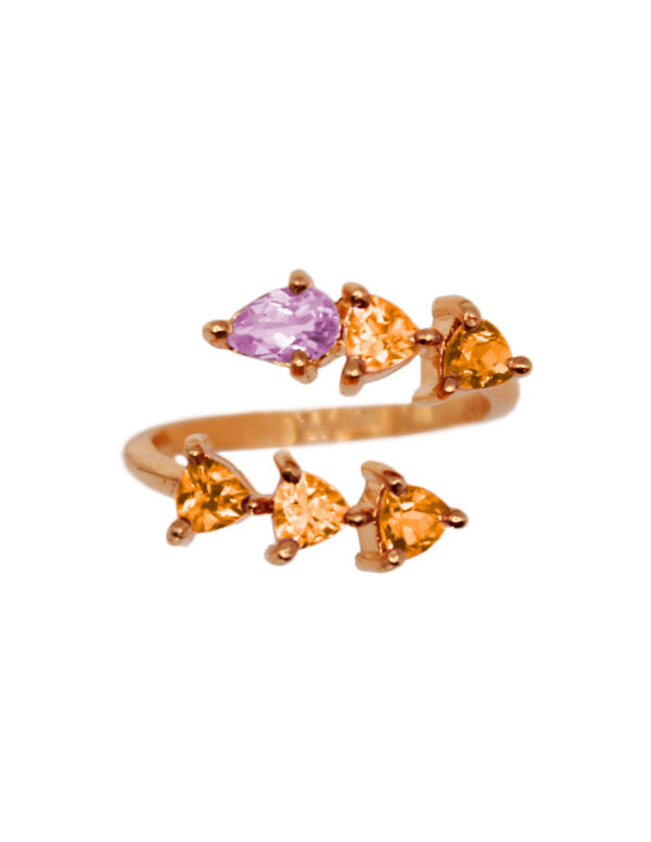 Anillo Snake Amarillo