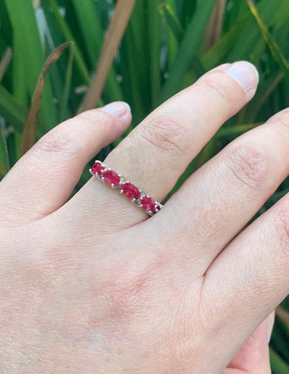 Anillo Bea rodolita Sancjewelry