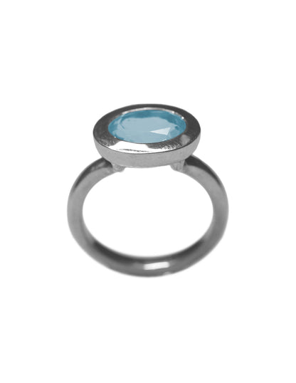 Anillo Bere topacio azul Sancjewelry