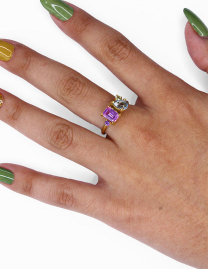 Anillo Carmina plata [Personalizado] Sancjewelry