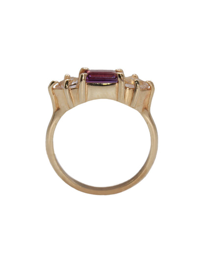 Anillo Clara Amatista y Topacio Blanco SancJewelry