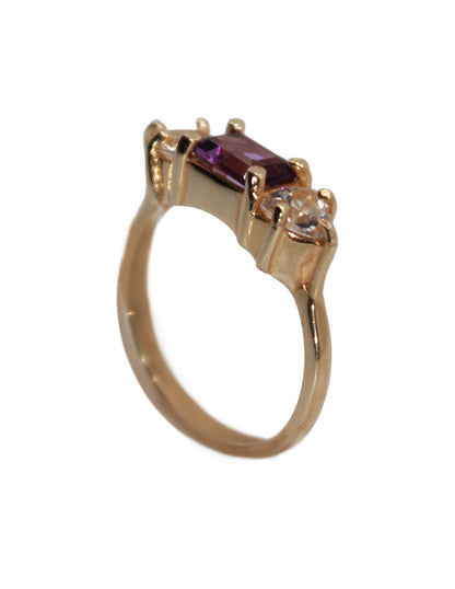 Anillo Clara Amatista y Topacio Blanco SancJewelry