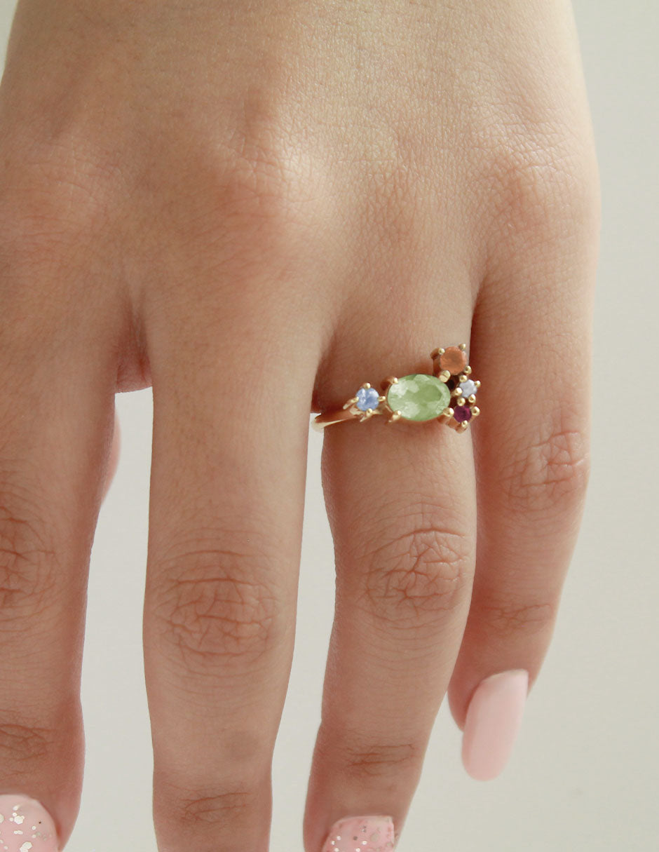 Anillo Daniela Peridoto SancJewelry