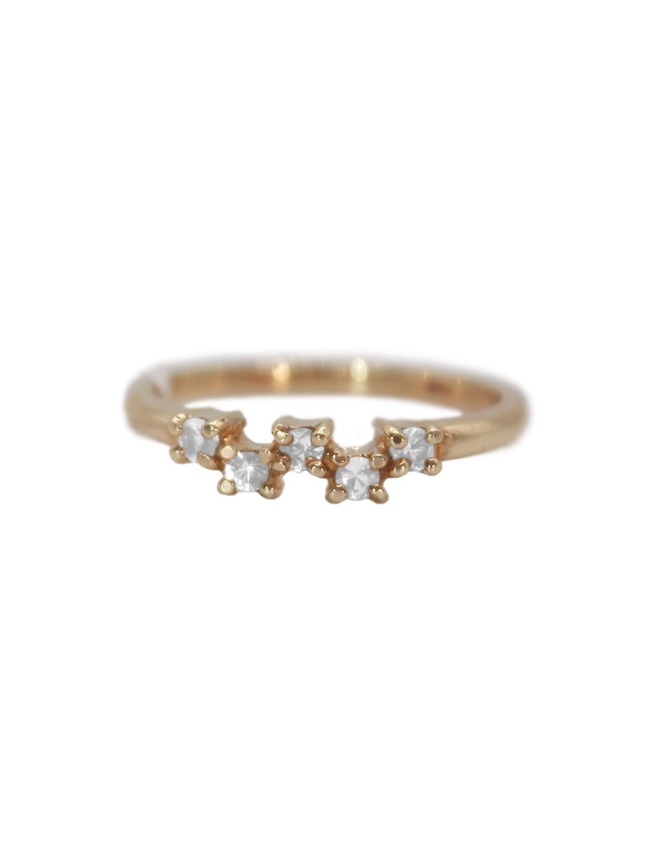 Anillo Eva Topacio Blanco SancJewelry