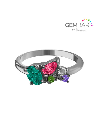 Anillo Fernanda plata [Personalizado] Sancjewelry