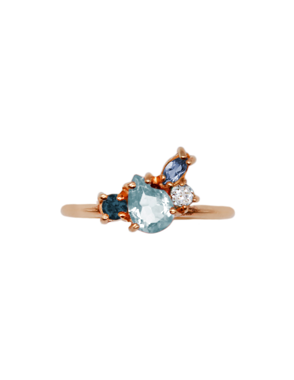 Anillo Greta Topacio Azul