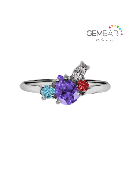 Anillo Greta Plata [personalizado] Sancjewelry