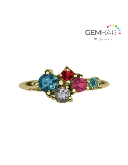 Anillo Lorena Plata [personalizado] Sancjewelry