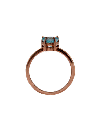 Anillo Love Topacio Azul oro Sancjewelry