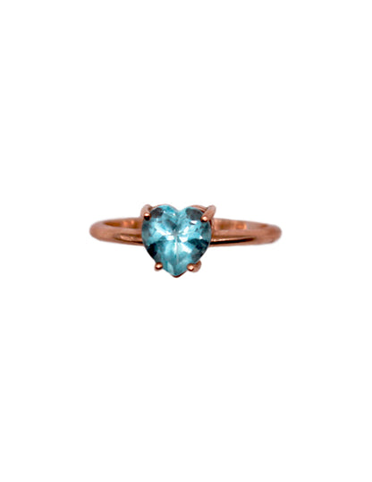 Anillo Love Topacio Azul oro Sancjewelry