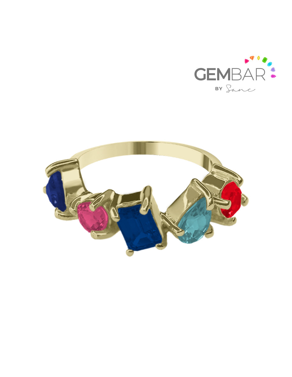 Anillo María Oro [personalizado] Sancjewelry