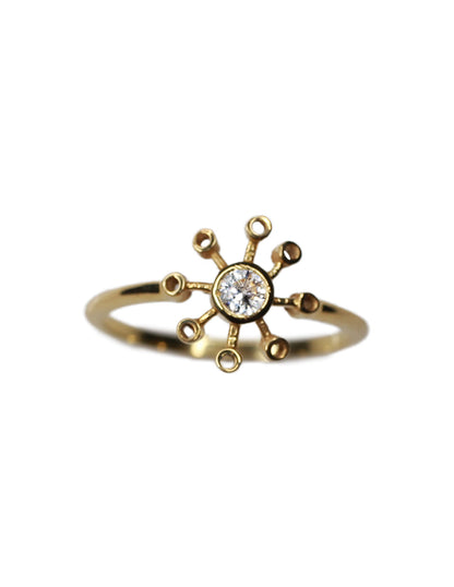 Anillo Mini Sol plata Sancjewelry