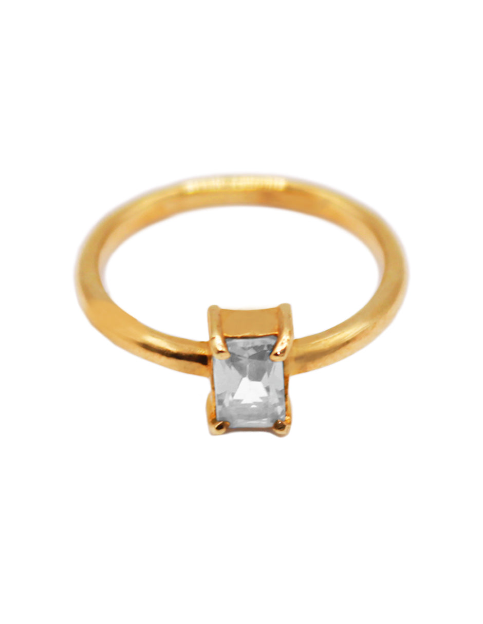 Anillo Sara topacio blanco Sancjewelry